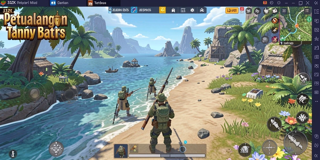 Tampilan dinamis gameplay Open World yang mengesankan di 33ZK.