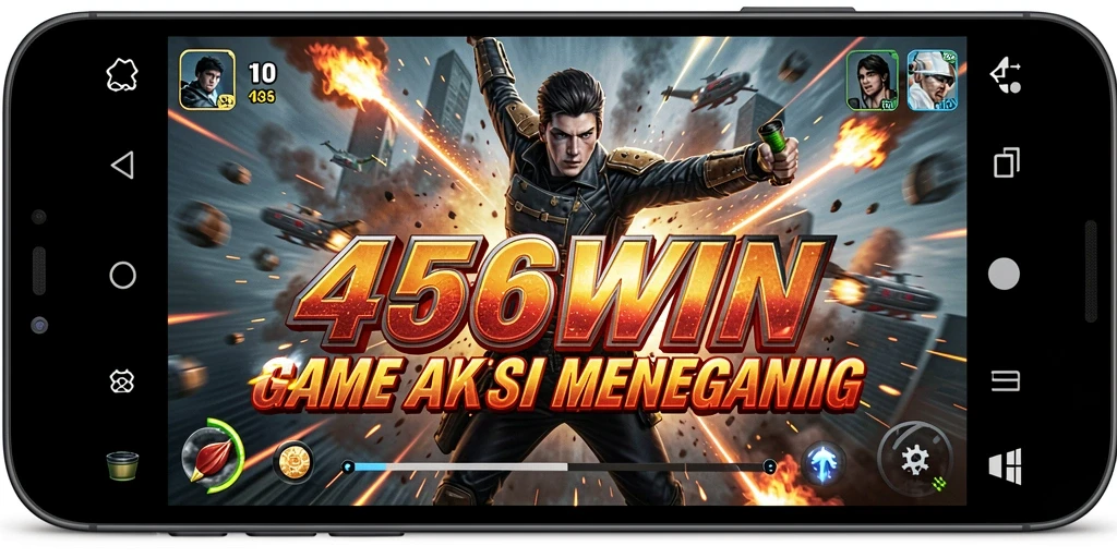 Screenshot gameplay 456WIN menampilkan aksi pertarungan yang intens.