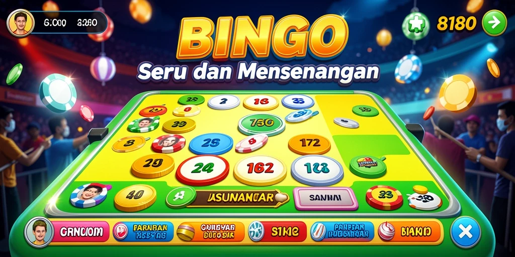 Tampilan gameplay Bingo yang seru di 8180.