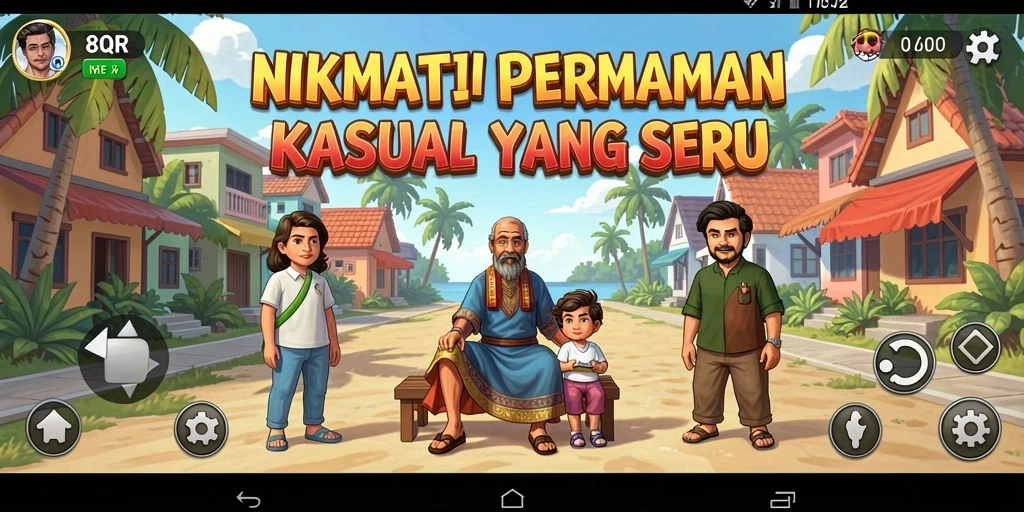 Screenshot gameplay 8QR yang penuh keseruan dan tantangan.