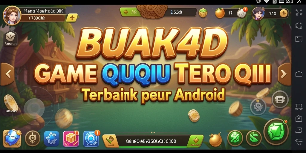 Tampilan gameplay seru dari BUAH4D saat bermain QiuQiu.