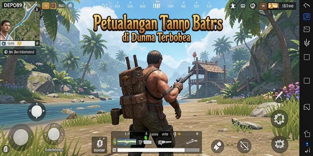 Gameplay mendalam di dunia terbuka DEPO89 dengan aksi seru.