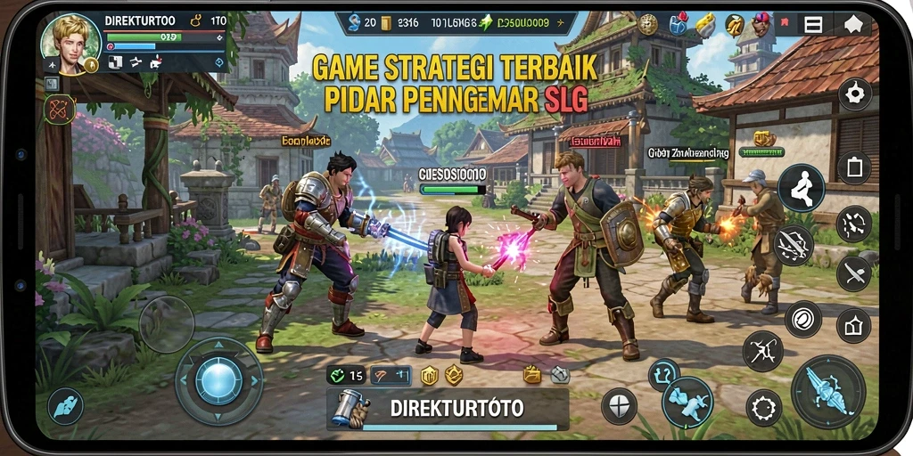 Tampilan gameplay <strong>DIREKTURTOTO</strong> yang penuh aksi dan strategi.