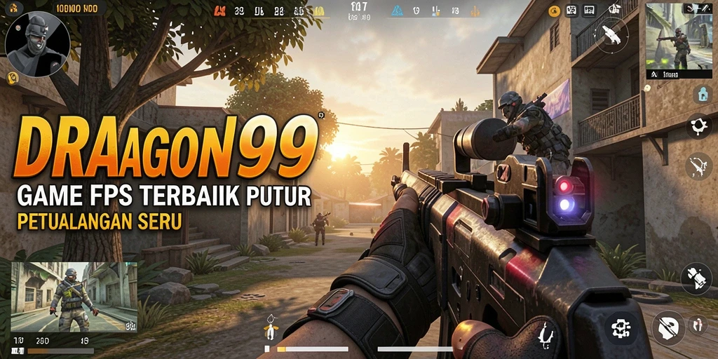 Tampilan gameplay menegangkan saat pertarungan di DRAGON99.