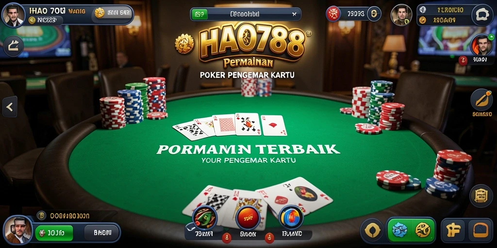 Screenshot gameplay HAO788 menampilkan taruhan poker yang mengasyikkan.