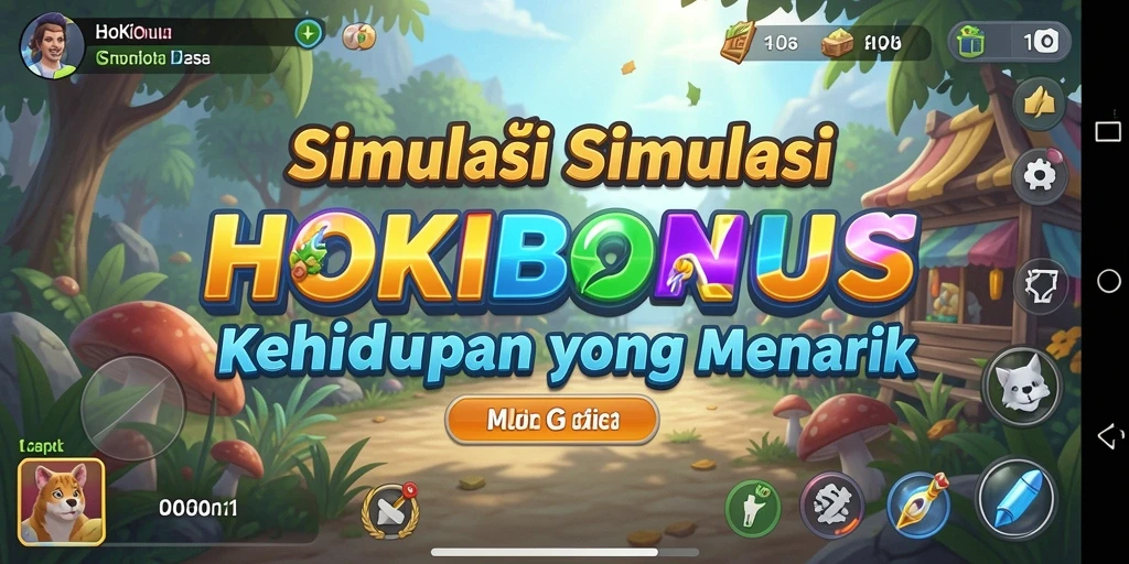 Screenshot HOKIBONUS menunjukkan gameplay menarik dalam simulasi kehidupan.
