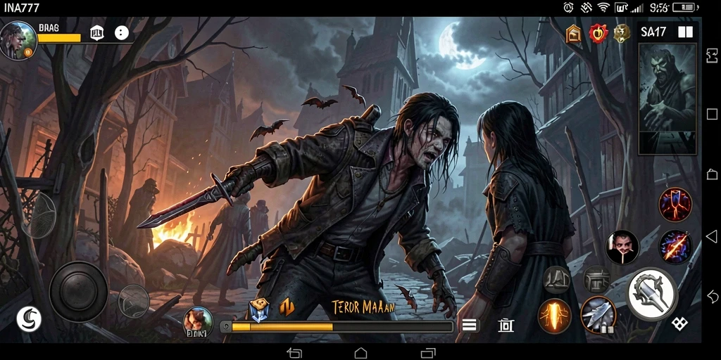 Gameplay menyelamatkan diri dari hantu yang menakutkan.