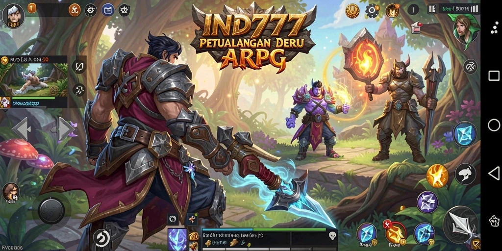 Tampilan gameplay menarik dari <strong>IND777</strong> dalam dunia ARPG yang fantastis.