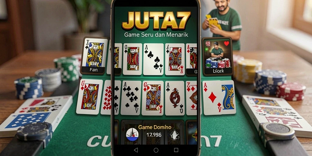 Screenshot gameplay JUTA7 dengan visual menarik dan karakter yang dinamis.