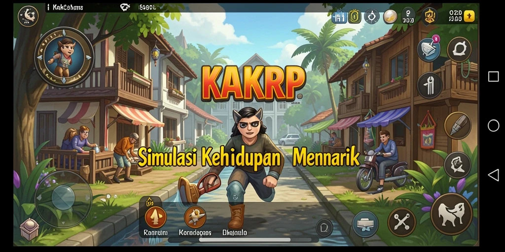 Gameplay KAKRP yang menarik dan interaktif.