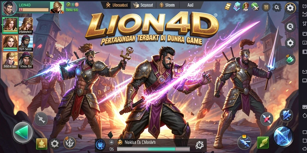 Gameplay seru dan mendebarkan dalam LION4D.