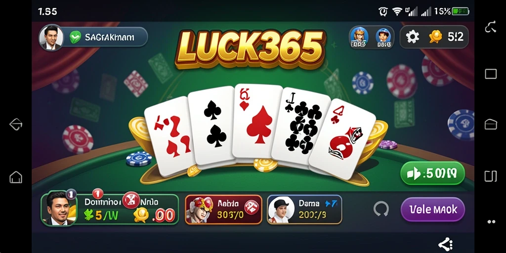 Screenshot gameplay LUCK365 yang menarik dan menantang.