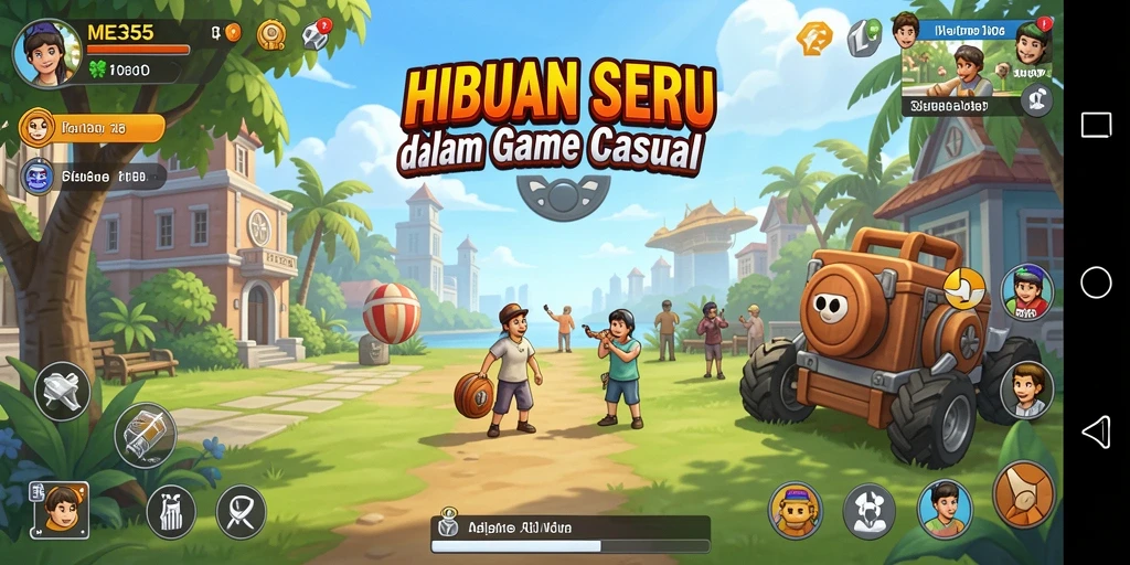 Menampilkan gameplay seru ME355 yang mudah dimainkan.