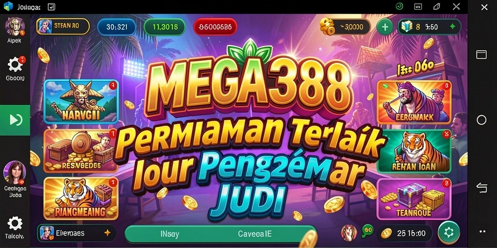 Tampilan menarik dari permainan slot MEGA388 dengan grafis yang mengesankan.