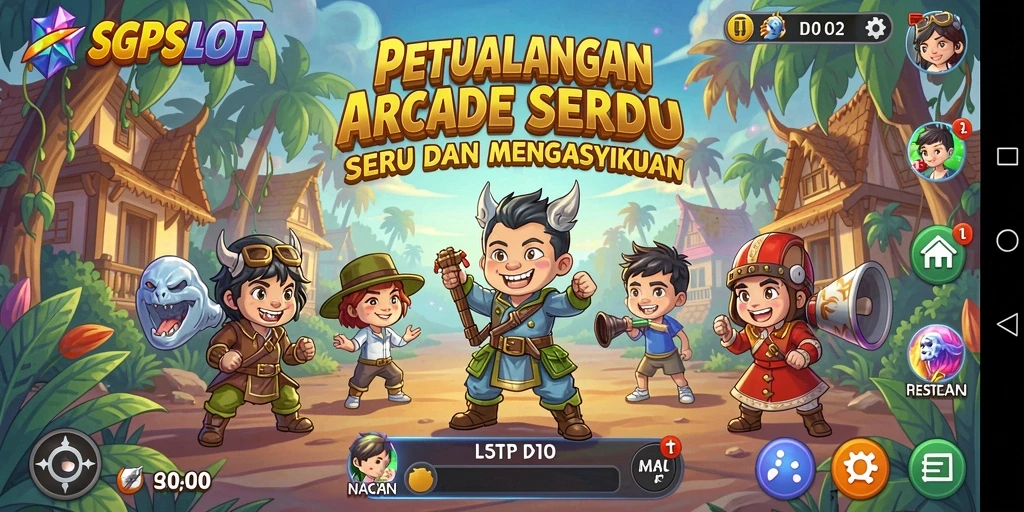 Gameplay seru dan menarik dari SGPSLOT dengan berbagai tema Arcade.